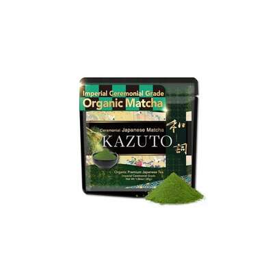 Kazuto Imperial Ceremonial Grade Matcha Gre1en Tea Powder - Premium First Harvest Single Origin USDA Organic Gluten-Free Vegan, 1OO% Pure Unsweetened No Additives From Shizuoka 1.06oz