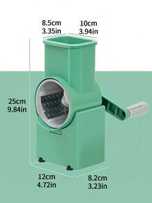 1个多功能蔬菜切丝器。多功能吸盘式蔬菜切丝器。三种功能：切片、切丝、刨丝。切丝器、刨丝器、手动蔬菜切丝器。蔬菜切丝器、刨丝器、切丝器、厨房土豆切片切丝器、蔬菜切割工具。 - 彩色 - 查看 2