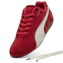 Puma Unisex Ferrari Racing Car Style Low-Top Casual Sports Sneakers 30912502 - Red and White - View 6