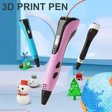GOLDFOX 3D Printing Pen For Creative Doodle DIY, Includes 9m PLA Filament - Multicolor - View 4