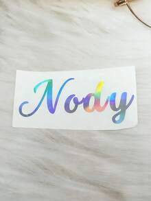 Custom Color Transfer Stickers, UV Printed, Personalized Transfer Stickers, Personalized Custom Name Label Stickers, Custom Decal Stickers, Name Stickers, Date Stickers, DIY Gifts, Handmade, Handwritten, Wedding Stickers, Gift Stickers - Multicolor - View 5