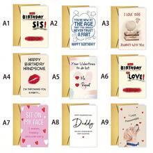 Holiday Greeting Cards With Envelopes, Creative Floral Art Thank-You Messages, Holiday Greeting Cards, Ideal Gifts, Birthdays - Multicolor - View 10