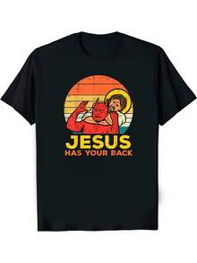 Camisetas para hombres - Negro - Ver 2