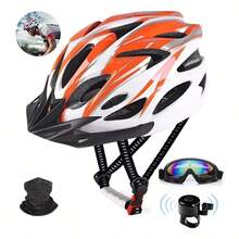 Casco Ajustable De Bicicleta Patineta Y Más Ciclismo Montaña - Albaricoque - Ver 1