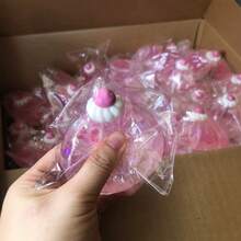 1pc Jelly Texture Mini Cake Squishy Toy, TPR Elastic Squeeze Stress Relief Toy, Ultimate Relaxation Tool For Adults - Multicolor - View 4