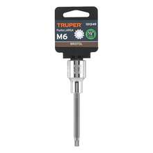 2-Piece Kit - M6 Long Point Bristol Socket, 1/2" Drive, Truper - A - View 2