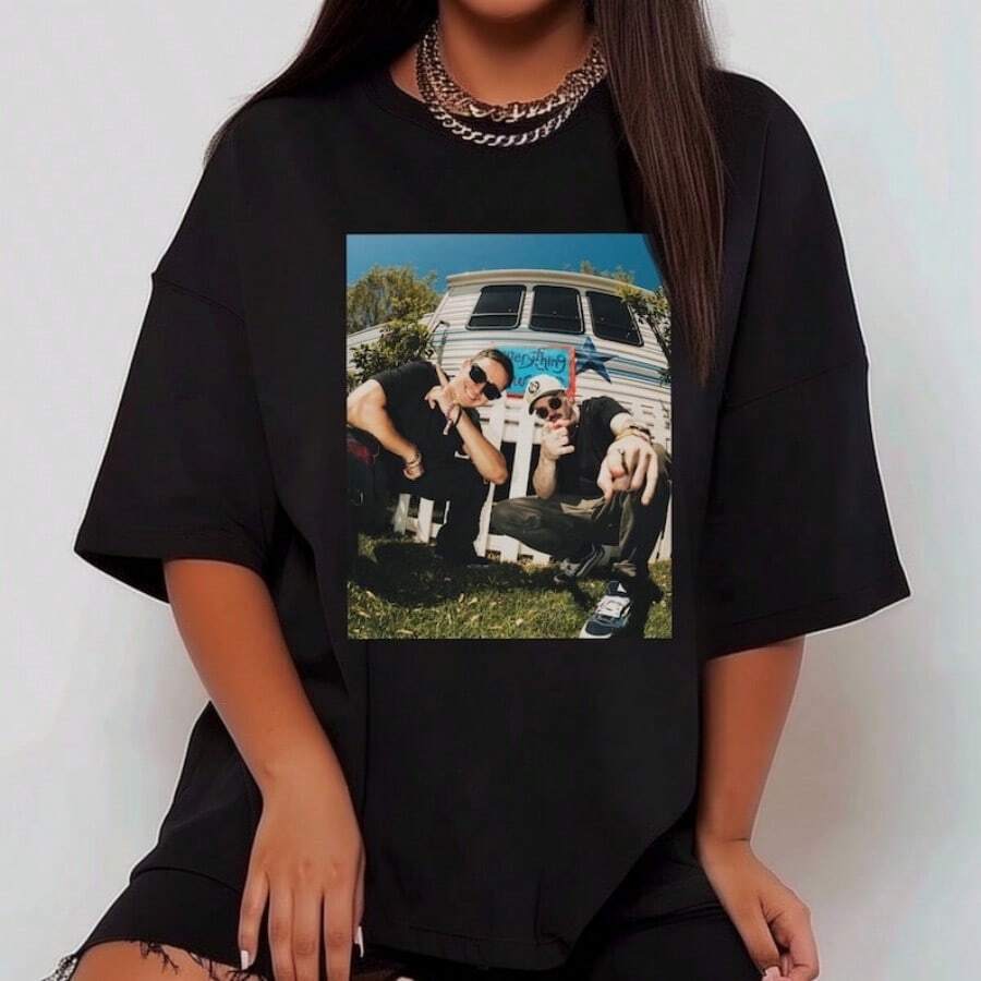 John Summit And Dom Dolla Shirt, Festival Shirt, Dom Dolla, John Summit, House Music Shirt, Comfy Ra - màu đen - Xem 1