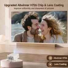 Magcubic HY300MAX Intelligent Android 14 Auto Focus Home Theater Office Projector 400ANSI Auto Keystone Correction Allwinner H726 Processor Built-In Speaker Compact Design For Home Theater Office Gaming - 英規插(220-240V) - 查看 2