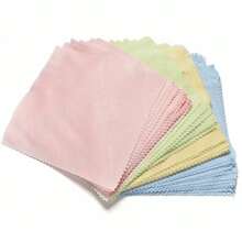 10pcs Cleaning Cloth Glasses Screen Sunglasses Phone Lens Microfibre Spectacles - 10 PCS - View 4