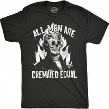 Crazy Dog hir - Camiseta para hombre "Todos los hombres son iguales", divertida camiseta de fiesta de Halloween para chicos - Camiseta Drtidas - Negro 5 - Ver 1
