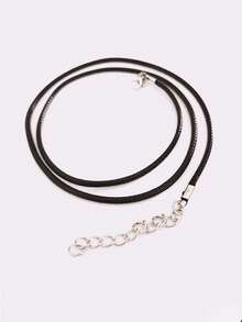 3pcs/Set Elegant Handmade 3D Camellia Flower Necklace, Fabric Floral Choker - Multicolor - View 13