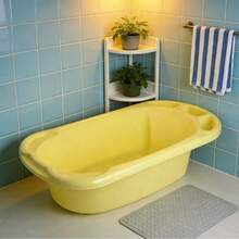 Wanna plastikowa 90 x 51 x 23 cm / Wanna do użytku domowego w losowym kolorze / Głębsza i większa wanna (losowy kolor) - Jeden rozmiar pasuje do wszystkich - Zobacz 1