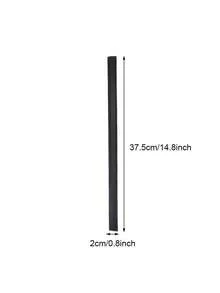 1/2Pcs Car Universal Side Window Wipers Removes Water Mist And Rainwater From The Window Glass With Double Scraping Rubber Strips, Removal Window Glass Wiper General Wiper Wiper Blade Rubber Strip Wiper Car Supplies - Black - View 7