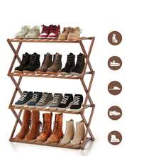 Rastrelliere per scarpe pieghevoli - Beige - Visualizzare 7