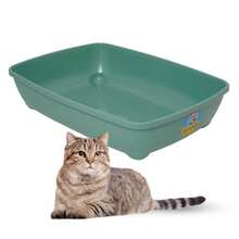 Arenero Grande Abierto Gato Antiolores Resistente Pelu2 J43M - Gris - Ver 3