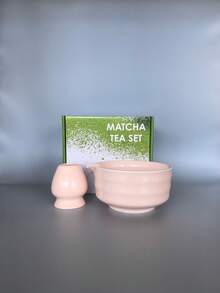 4pcs/Set Song Dynasty Matcha Bowl, Matcha Preparation Tools, Matcha Brush, Japanese Tea Bowl, Whisk, Tea Scoop - Multicolor - View 15