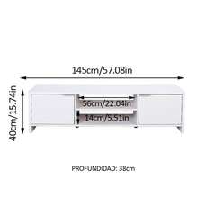 MADESA Television Stands & Entertainment Centers - White - View 4