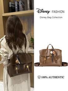 Disney Authentic Multi-Functional Backpack - Travel Bag, Laptop Bag, School Bag, Casual Retro Style, Large Capacity Messenger Bag - Multicolor - View 14