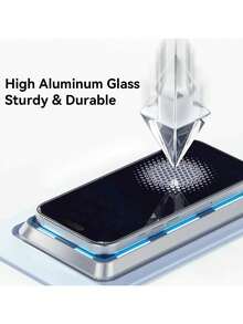 Yezodawee 3片装360°全覆盖防窥屏保护膜 - 四重隐私保护，超强钢化玻璃，强度提升5倍，隐形保护，防指纹，易于安装，防刮花，无气泡，兼容手机壳，防窥，防指纹，防摔，兼容 17 Pro Max/17 Pro/17 Air/17/16E/16 Pro Max/16 Pro/16 Plus/16/15 Pro Max/14 Pro Max/13/12/11/XS MAX/XR Plus系列，屏幕保护必备品，适用于日常、办公、家庭使用。手机屏幕保护膜，手机配件，防窥，防水，防震，防摔，防刮花。 - 黑色 - 查看 5