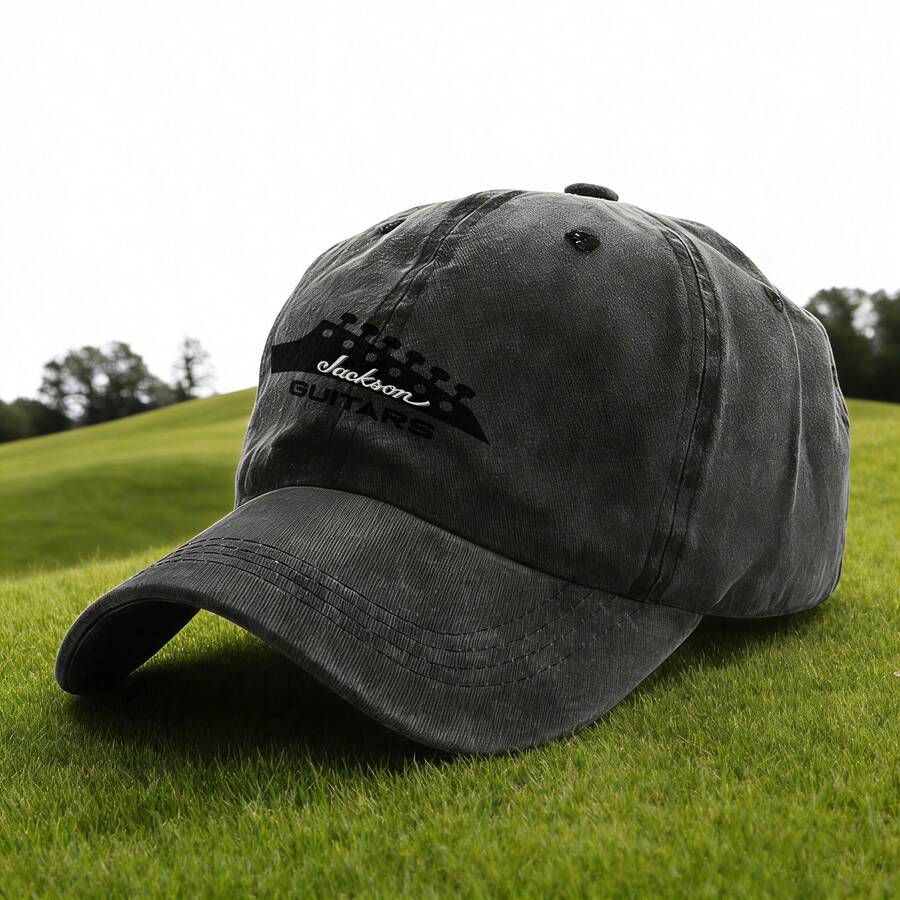 Baseball Cap Jackson Guitars Hat Golf Adjustable For Men Trucker Hat - Black - View 1