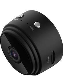 1pc Mini Wireless WiFi Security Camera. Made Of ABS Material, Supports Smart Loop Recording, HD Infrared Night Vision, Strong Magnetic Attachment, And Long Standby Time. - Black - View 9
