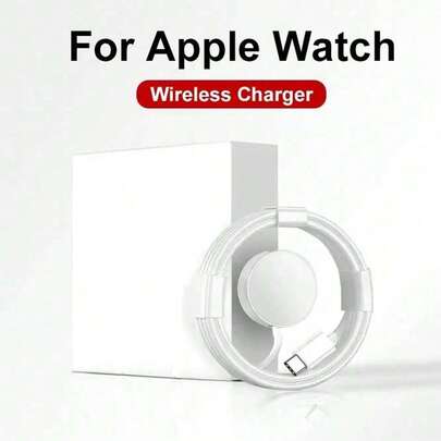 1 szt. 3,3 stopy/100 cm USB-C Magnetyczna bezprzewodowa ładowarka kompatybilna z Series Ultra/Ultra2/9/8/7/SE/6/5/4/3/2/1, przenośny i wydajny kabel ładujący odpowiedni do biura, akademika i domu