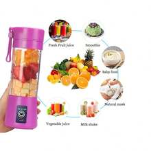 Frullatore portatile Klack Mixer - per frullati e smoothie - 380 ml con sei lame - Spedizione dalla Spagna! - Viola - Visualizzare 4