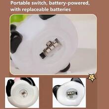 1pc Panda/Mushroom/Dog Night Light, Soft Lighting Lamp, Cute Decor For Children Room, Multiple Styles Available - Multicolor - View 11