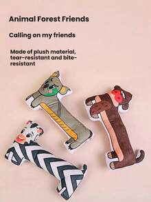 1pc Pet Chew Toy, Durable & Can Clean Teeth While Playing - Multicolor - View 6