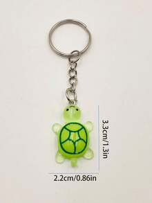 1/3/5/10 chiếc Móc khóa hình rùa mini dễ thương, mặt dây chuyền nhựa phát sáng trong bóng tối, phụ kiện trang trí túi xách hình rùa nhiều màu sắc, thiết kế hoạt hình đáng yêu, thích hợp để trang trí túi xách, chìa khóa và các vật dụng khác. - Nhiều màu - Xem 4