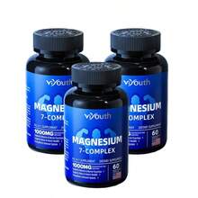 Viyouth 7 In 1 Magnesium Complex | High Absorption | 1000mg Magnesium + Vitamin, Zinc | 60 Capsules - Gluten-Free, Non-GMO, Dietary, Healthcare Supplement [Free Shipping](2026 Latest Version) - 3PCS - 查看 9