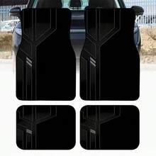 Bộ 4 thảm trải sàn ô tô màu đen và xám thời trang, phù hợp cho xe sedan, xe tải, SUV, là lựa chọn quà tặng lý tưởng. Những tấm thảm này có độ bền cao, rất thích hợp làm thảm lót sàn ô tô, phụ kiện nội thất ô tô và thảm du lịch ngoài trời. - Nhiều màu - Xem 8