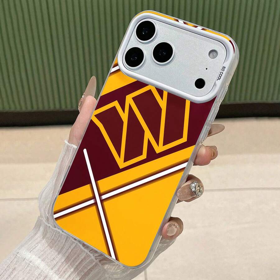 Geometric Patterns Phone Case Compatible With  17  16 Pro Max  15 Pro Max  13 And  12 Made Of TPU Material Providing Shockproof And Drop Protection With A Sleek Modern Design Perfect For Daily Use And A Stylish Gift For Any Occasion - White - View 1
