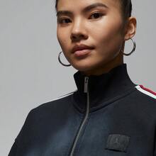 Jordan Women's AS W J FLT FLC FT FZ JKT Knit Hooded Jacket IF1028-010 - Red Orange - View 3