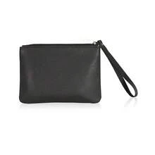 4.5 X 6.5 Clutch Stadium Approved, Leather Coin Purse For Women Wristlet Money Pouches For Cash Car Change With Zipper Lipstick Holder, Extra Small Makeup Bag For Purse Organizer Insert, Black - màu đen - Xem 1