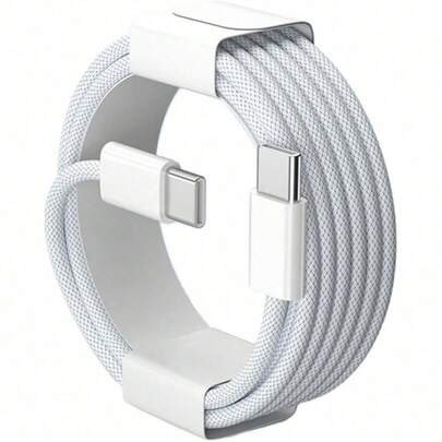 USB-C To Type-C Charging Cable, Compatible With IPhone 17/16/15/15 Pro/15 Pro Max/15 Plus, IPad Pro, ,  S25/S24/S23, , , , OnePlus, Vivo, OPPO. Fast Charging Type-C Cable For Indoor/Outdoor/Travel And Car