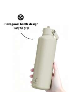 Cốc giữ nhiệt Meoky 24oz có nắp 2 vòi và ống hút, cốc giữ nhiệt, giữ lạnh 24 giờ, chống rò rỉ, cốc cà phê giữ nhiệt bằng thép không gỉ, cốc du lịch bằng thép không gỉ, bình nước thể thao hai lớp bằng thép không gỉ cho thể thao, phòng tập thể dục, du lịch và trường học - Màu be - Xem 5