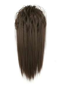 Coleta postiza de unicolor, coleta con cascada rizada latina semi-atada, accesorios para el cabello de verano con clips de garra realistas y esponjosos para vacaciones y viajes - Multicolor - Ver 15