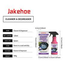 1件/2件装烧烤炉清洁剂，可用于烧烤炉、炉灶、不锈钢锅、煎锅，有效清洁烧烤炉、煎锅上的烧焦污渍和油脂，专为有效去除烧烤炉上的污垢和油脂而设计，使用方便：均匀喷洒在烤架上，静置3分钟溶解油脂。 - 液體 - 查看 6