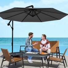 Outdoor Parasol, Stand And Base - 350cm - View 9