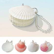 Multi-Purpose Natural Seashell Seashell Notebook Blank Inner Pages Portable Design Memo Pad Loose-Leaf Notepad Students - Multicolor - View 1