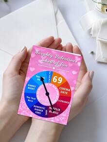 Thiệp chúc mừng xoay tròn cá nhân hóa, trò chơi xoay, kim chỉ xoay, hẹn hò đêm, thiệp Valentine nghịch ngợm cá nhân hóa với vòng quay vui nhộn, kèm phong bì, 6 lựa chọn màu sắc, quà tặng Valentine nghịch ngợm cho anh ấy/cô ấy, quà kỷ niệm, quà tặng cặp đôi. - Nhiều màu - Xem 7