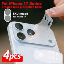 ZYONS 4 pièces Protecteur d'objectif nano mat 9H compatible avec iPhone 17 Pro Max/Pro/Air/17 Série - Anti-traces de doigts/Anti-reflet/Anti-rayures, découpe précise, sans bulles, installation facile, compatible avec les coques de téléphone, prend en charge la charge sans fil, anti-jaunissement, haute définition claire, protection minimaliste de l'appareil photo - 4 pièces - Voir 14