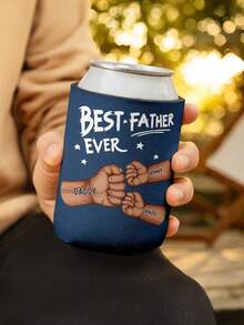 Customized Personalized Beer Bottle Covers, Beverage Bottle Covers, The Best Dad-Themed Ones, Cola Bottle Covers, Personalized Names, Father's Day Party Supplies - Hand - View 4
