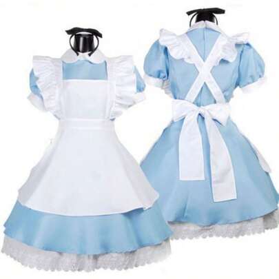Alice In Wonderland Costume Book Day Cosplay New Fancy Dress Adult