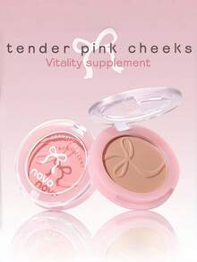 NOVO Matte Blush, Natural Contoured Flushed Cheeks, Nude Color, Korean Minimalist Style Blush, Suitable For Daily Makeup, Date Makeup, Gifts For Friends, Parties, Birthdays, Cute Y2K Style, Best Color - 03# Pure Desire Red Bean Paste - View 9