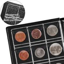 硬币收藏册 - 240格收纳整理册和翻盖式硬币册 - 适用于25美分硬币收藏 - 多色 - 查看 9