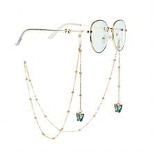 1/2pc Eyeglasses Chain, Fashionable New Butterfly Bead Eyeglasses Chain, Colorful Butterfly Sunglasses Chain. - Bươm bướm - Xem 21
