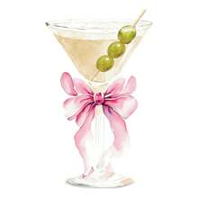 4ft Large Martini Pink Bow Cardboard Cutout A Tini Bit Older Birthday Standup Gre1en Cocktail Glass Backdrop Decorations For Women Bar Coquette Bachelorette Bridal Shower Party Decor - Gre1en - View 10