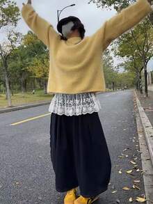 キャミソール レディース レース 無地 インナー カップ パット付き レイヤード キャミトップ 春 夏 チュニック レースキャミソール 黒 白 着瘦せ ロング オシャレ - ホワイト - チェックする 5